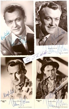 CLAUS HOLM (1918-96) dt. Schauspieler, u.a. in drei Edgar Wallace-Filmen