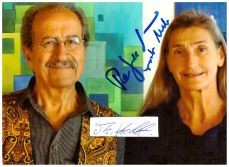 RAFIK SCHAMI (1946, Damaskus) Dr., bedeutender deutsch-syrischer Schriftsteller / syrian-german writer & ROOT LEEB (1955) seine Frau, deutsche Schriftstellerin, Malerin und Illustratorin