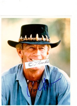 PAUL HOGAN (1939) australischer Filmstar, berühmt mit der Rolle des Michael J. Crocodile Dundee in den Crocodile-Dundee-Filmkomödien.