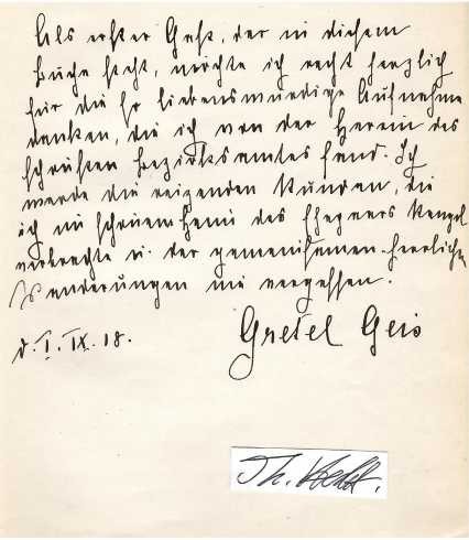 MARGARETE GEIS (Daten unbekannt) byrische Schauspielerin, Sängerin