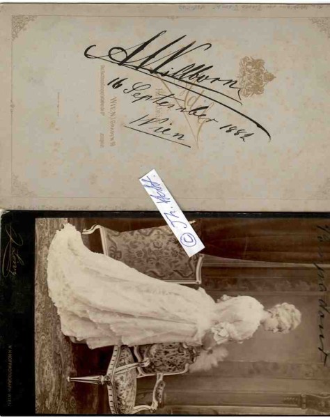 ALMA WILLBORN-SEILER (1838-1890) österreichische Schauspielerin / austrian actress