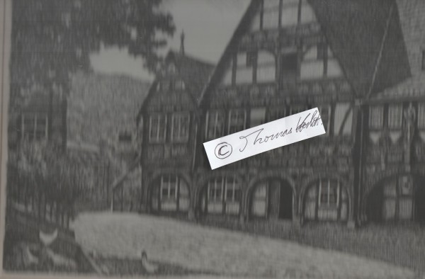 ROBERT KÄMMERER d.Ä. (1870-1950) der "Alte Kämmerer", Berliner-lippischer Kunstmaler und Zeichner, studierte in Kassel, ab 1922 regelmäßige Sommeraufenthalte in Schwalenberg