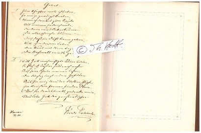 FRIEDRICH FISCHBACH (1839-1908) deutscher Dessinateur, Ornamentist und Lithograf, Lehrer an Kunstgewerbeschulen, Kunsthistoriker sowie Autor von Artikeln und Büchern zur Textilkunst und Textilgeschichte. Außerdem veröffentlichte er Beiträge zur germanischen Mythologie, war Lyriker und Librettist von Märchenopern.