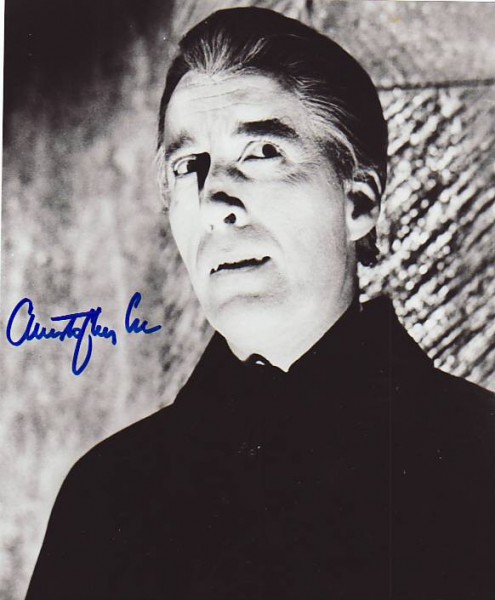 CHRISTOPHER LEE (1922-2015) Sir, britischer Schauspieler, berühmt als Graf Dracula und aus Star Wars