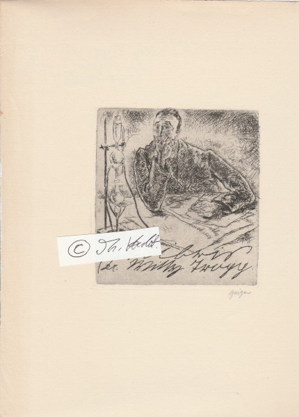 WILLI GEIGER (1897-1971) deutscher Maler, 1928 zur Akademie Leipzig, galt 1933 als entartet , 1946 Akademie München