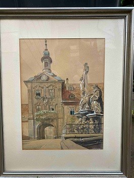 WALTER WEITHAAS ( Daten unbekannt) deutscher Maler / Zeichner aus Leipzig (wohnhaft Blümnerstr. 14)