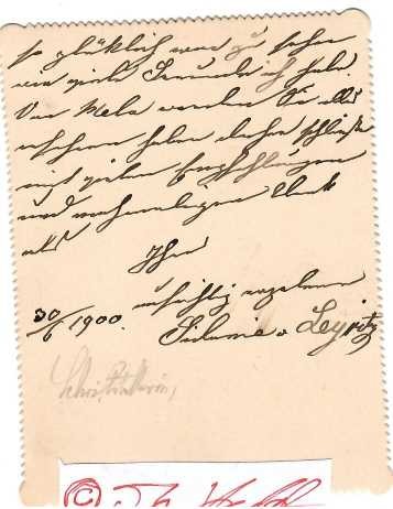 VON LEYRITZ, SIDOMA / SILOMA (Daten unbekannt) wohl Wiener Schriftstellerin