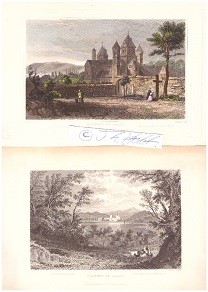 LAACH (Benediktinerabtei in Glees, Landkreis Ahrweiler, Rheinland-Pfalz) Frauenkloster ca. 1832 / CONVENT DE LAACH