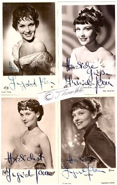 INGRID PAN (1930) dt. Schauspielerin, u.a. Im weißen Rößl, Hurra, ein Junge, Wenn wir alle Engel wären, Wir Wunderkinder
