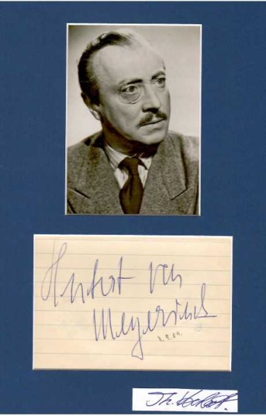 HUBERT VON MEYERINCK (1896-1971) genannt HUPSI, deutscher Schauspieler und Komiker