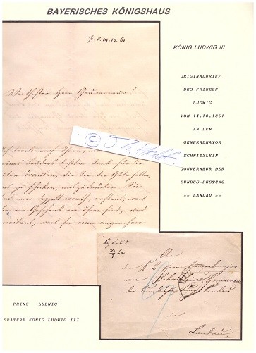 LUDWIG III. (1845-1921) Letzter KÖNIG von Bayern 1913-18 / last King of Bavaria, reigning from 1913 to 1918
