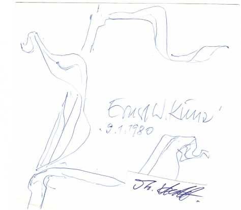 ERNST W. KUNZ (Ernst Wilhelm Kunz, 1912-85) deutscher Maler und Bildhauer / german painter and sculptor