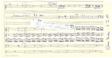 WERNER HAENTJES (1923-2001) deutscher Komponist und Dirigent / german composer and conductor