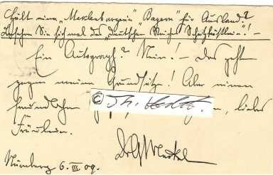 GOTTLIEB MERKEL (Gottlieb Merkel, ab 1905 Gottlieb Ritter von Merkel, 1835-1921) Professor Dr.med, deutscher Mediziner, Arzt, Bezirksarzt, Obermedizinalrat, Krankenhausdirektor und Ehrenbürger der Stadt Nürnberg. 1905 Ritterkreuz des Verdienstordens der Bayerischen Krone, 1905 Ehrenbürgerschaft der Stadt Nürnberg, 1907 Goldene Bürgermedaille der Stadt Nürnberg / german doctor and university professor
