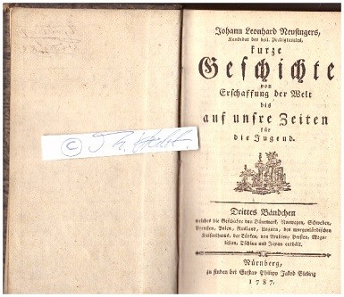 BALTHASAR MÜNTER (1735-93) evangelischer Pfarrer, Aufklärer, Hofprediger in Gotha und Kopenhagen und Kirchenlieddichter
