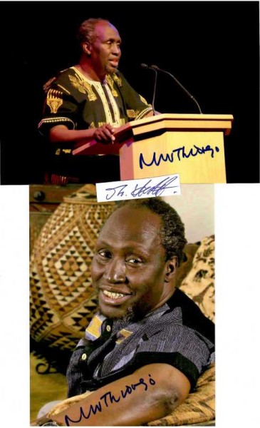 JAMES NGUGI wa Thiong'o (1938-2025) kenianischer Schriftsteller, Professor Dr., oft genannter Kandidat für den Literatur-Nobelpreis / inflential kenian writer who was often named for nobel prize