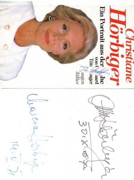 CHRISTIANE HÖRBIGER (1938-2022) österreichisch-schweizerische Schauspielerin