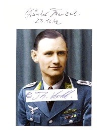 GÜNTHER FRENZEL (1919-2011) deutscher Kampfflieger im Zweiten Weltkrieg, Feldwebel, Flugzeugführer i.d. 11. / K.G. z.b.V. 1, Ritterkreuzträger / german fighter pilot with Knight´s Cross of the Iron Cross