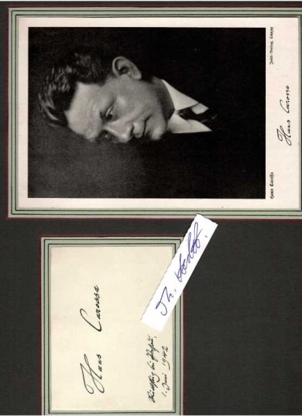 HANS CAROSSA (1878-1956) Dr.med. , deutscher Arzt, Dichter und Erzähler, 1938 Goethepreis der Stadt Frankfurt, 1956 Paracelsus-Medaille, Ehrenbürger von Passau und Landshut