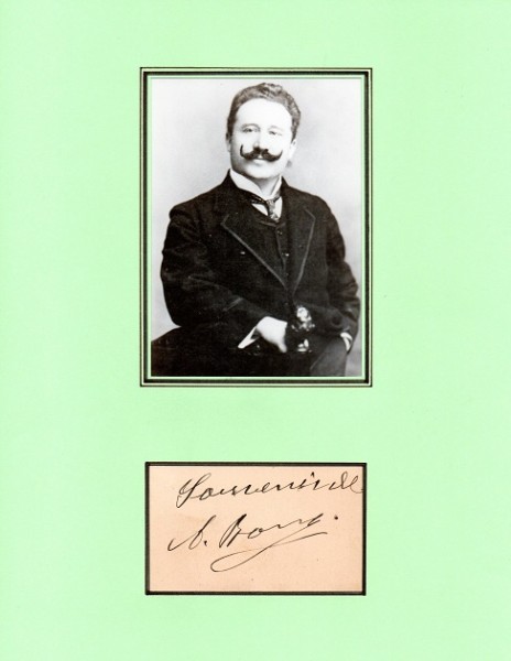 ALESSANDRO BONCI (1870-1940) italienischer Opernsänger (Tenor), er galt neben den irischen Tenor John McCormack als größter Rivale des großen Enrico Caruso