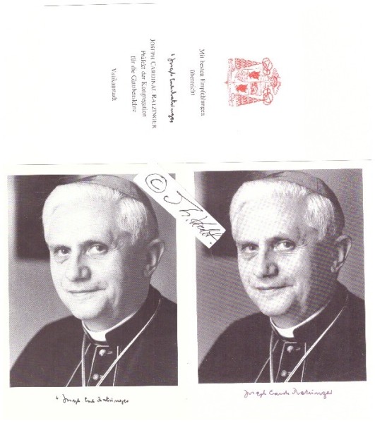 BENEDIKT XVI. (BENEDICT XVI., Joseph Kardinal Ratzinger, 1927-2022, deutscher Pontifex Maximus, 265. Papst seit 2005