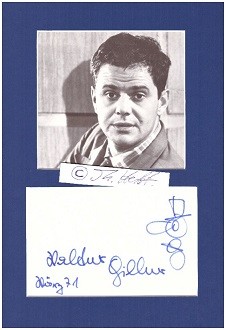 WALTER GILLER (1927-2011) deutscher Schauspieler