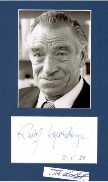 RUDOLF HAGELSTANGE (1912-84) deutscher Schriftsteller, 1938 Mitteldeutscher Meister im Stabhochsprung, 1944 Kriegsberichterstatter in Frankreich und Italien