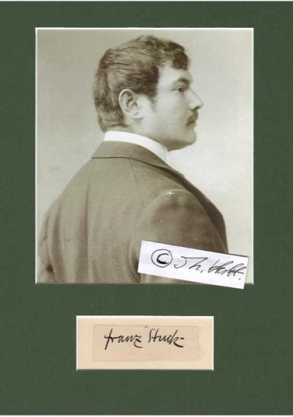 FRANZ VON STUCK (1863-1928, ab 1906 Ritter von Stuck) deutscher Zeichner, Maler und Bildhauer des Jugendstils und des Symbolismus.