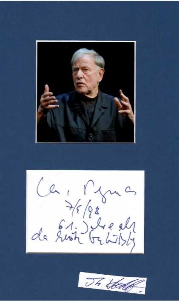 CLAUS PEYMANN (1937-2025) deutscher Regisseur und Intendant