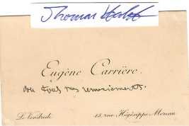 EUGENE CARRIERE (1849-1906) französischer Maler und Lithograf. Der Symbolist ist bekannt für seine Porträts von Künstlern und Dichtern seiner Zeit sowie für düstere, schemenhaften Gemälde von Frauen und Kindern. / peintre, enseignant et lithographe français