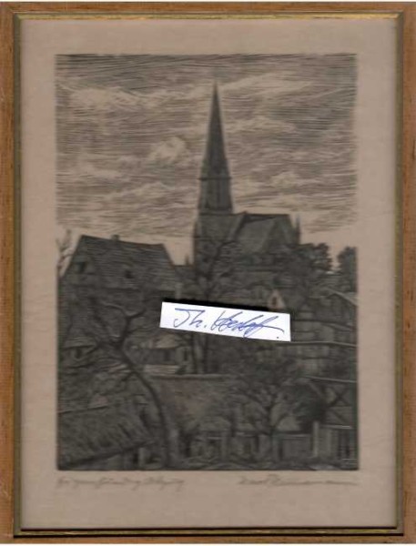 KARL HENNEMANN (1884-1972) deutscher Maler, Grafiker und Holzschneider, Studium u.a. bei Hans Licht und Friedrich Kallmorgen, 1944 wurde er für sein Schaffen mit dem John-Brinckman-Preis geehrt