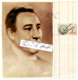CHARLES FRIANT (1890-1947) französischer Opernsänger, Tenor