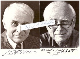 LORIOT (= Vicco von Bülow, 1923-2011) deutscher Schauspieler, Komiker, Humorist, Schriftsteller und Zeichner