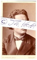 ANTON RUBINSTEIN (1829-94) russischer Komponist, Pianist und Dirigent, als kaiserlich-russischen Staatsrat geadelt, Träger des Wladimir-Ordens 3. Klasse sowie Ritter des preußischen Ordens Pour le Mérite für Wissenschaften und Künste
