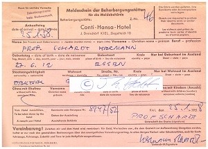 HERMANN SCHARDT (1912-84) Professor, deutscher Grafiker, Maler und Kunstschuldirektor der Folkwang-Werkkunstschule
