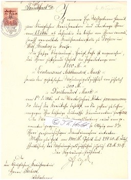 WILHELM VON HEYDEN-CADOW (1839-1920) preußischer Politiker und Staatsminister für Landwirtschaft, Domänen und Forsten. Er war Gutsherr auf Cadow (heute: Kadow) bei Jarmen und Plötz.