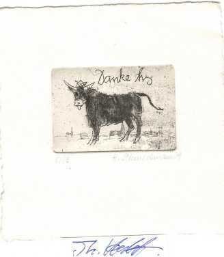 HORST SCHMEDEMANN (1934–2010) deutscher Lithograph, Grafiker, Zeichner und Maler