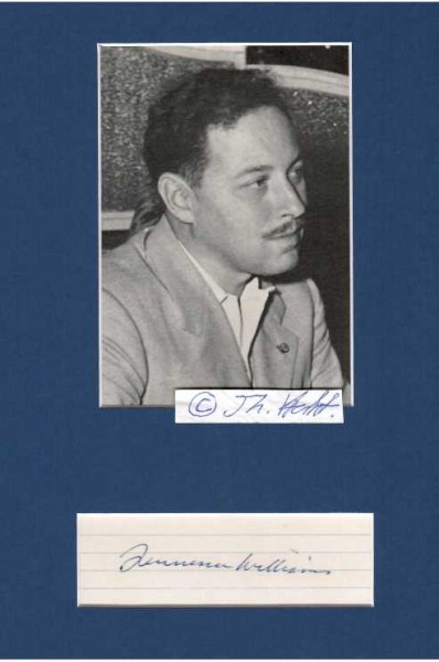 TENNESSEE WILLIAMS (1911-83) US-amerikanischer Schriftsteller / US-american writer