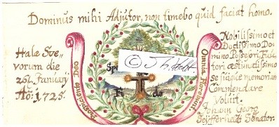 JOHANN GEORG SEYFFERHELDT (SEUFFERHELDT, Daten unbekannt) Senator in Halle a.d. Saale