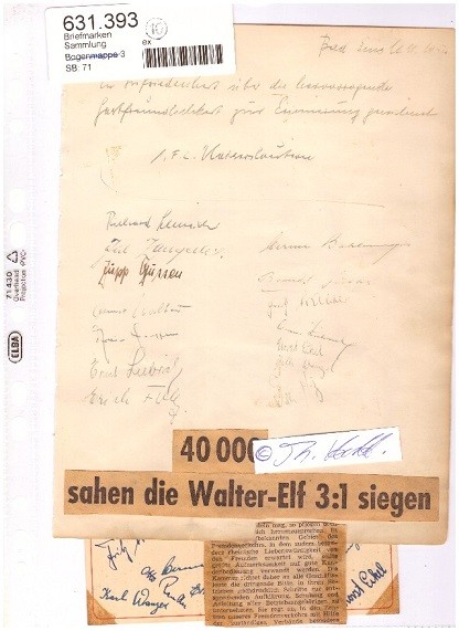 FRITZ-WALTER-ELF 1954 (1. FC Kaiserslautern)