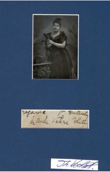 MAUDE VALERIE WHITE (1855-1937) französisch-britische Komponistin / french born english composer who became one of the most successful songwriters of the Victorian period
