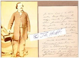 AUGUSTE ALPHONSE MEILLET (1828-71) französischer Opernsängerin (Bariton), verheiratet mit dem Sopran Marie-Stephanie Meillet