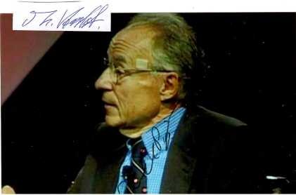 ARNO PENZIAS (1933-2024) Professor Dr., deutsch-US-amerikanischer Astrophysiker und Astronom, . Er erhielt 1978 zusammen mit Robert Woodrow Wilson den Physik-Nobelpreis für die Entdeckung der kosmischen Mikrowellen-Hintergrundstrahlung. (Nobelpreis für Physik 1978)