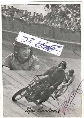 PEPI SWOBODA (Josef Swoboda, Daten unbekannt) deutscher / österreichischer Motorradrennfahrer