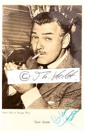 CLARK GABLE (1901-60) US-amerikanischer Schauspieler, Oscar als bester Hauptdarsteller 1935 für seinen Auftritt in Es geschah in einer Nacht, legendär die Rolle des Rhett Butler in Vom Winde verweht