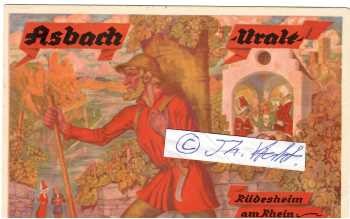 ASBACH URALT, Rüdesheim am Rhein (1930)