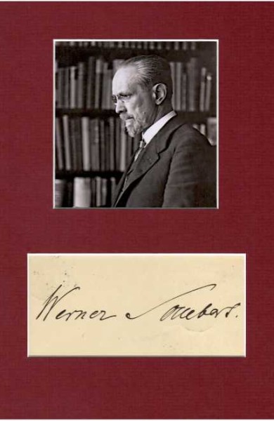 WERNER SOMBART (1863-1941) Professor Dr., deutscher Soziologe und Volkswirt