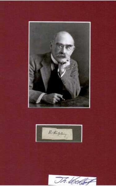 RUDYARD KIPLING (1865 Bombay/India-1936 London) britischer Schriftsteller und Dichter, schrieb DAS DSCHUNGELBUCH ( (The Jungle Book), 1907 als jüngster und erster englischsprachiger Schriftsteller Literaturnobelpreis / English journalist, short-story writer, poet, and novelist with Nobel Prize for Literature