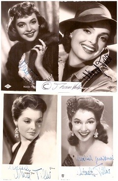 NADJA TILLER (1929-2023) österreichische Schauspielerin, 1949 Miss Austria, verheiratet mit Schauspieler Walter Giller, internationaler Durchbruch 1958 in Das Mädchen Rosemarie, 1956: Spion für Deutschland, 1957: Drei Mann auf einem Pferd 1957: Die große Chance 1957: El Hakim