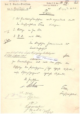 EWALD VON LOCHOW (1855-1942) preußischer General der Infanterie, 1915 im Ersten Weltkrieg Orden Pour le mérite und Eichenlaub zum Pour le mérite, Oberbefehlshaber der Angriffsgruppe Ost vor Verdun, Oberbefehlshaber der 5. Armee, Großkreuz des Roten Adlerordens mit Schwertern